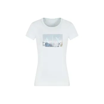 ARMANI EXCHANGEAE T Shirt Women's Light Blue