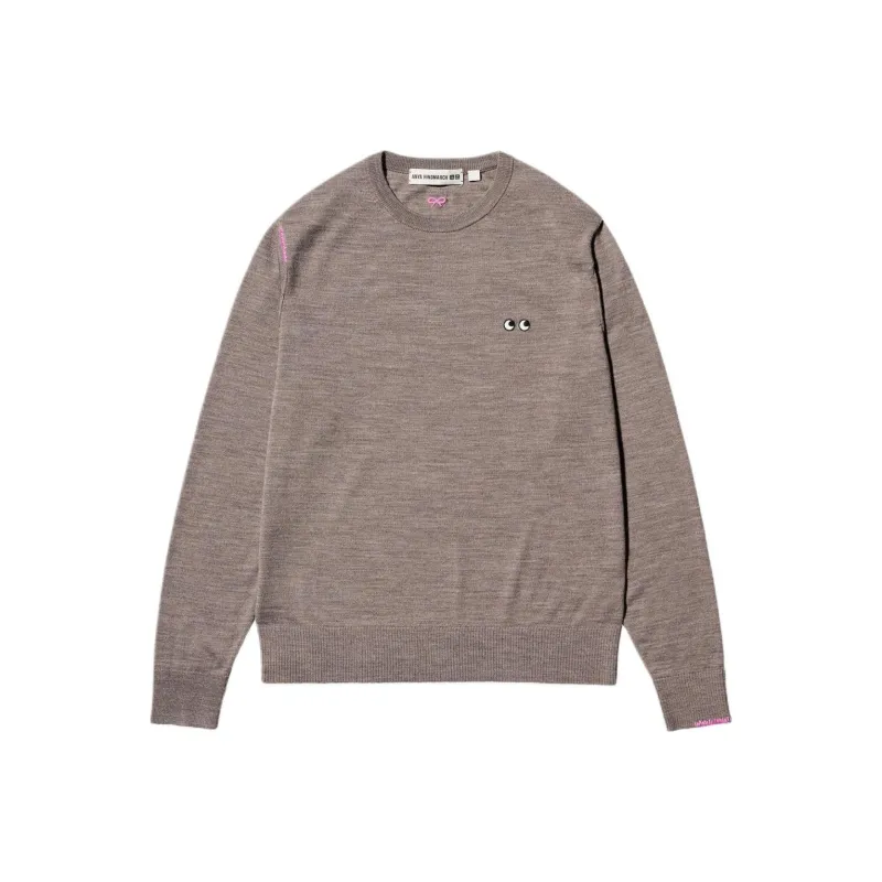 Anya Hindmarch X UNIQLO Anya Hindmarch Co brand Sweaters Women's Coffee-0