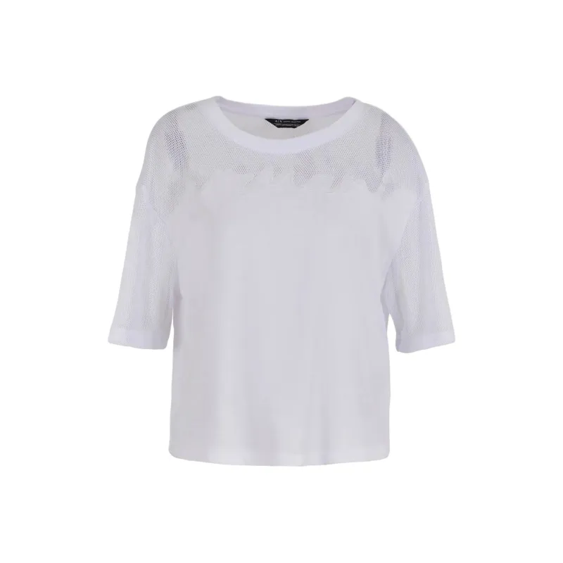 ARMANI EXCHANGE SS24 Drop Shoulder Sleeve T Shirt Women's-4