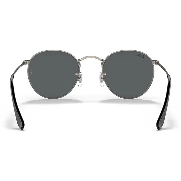 RayBan Metal Round Sunglasses Unisex Bronze-3