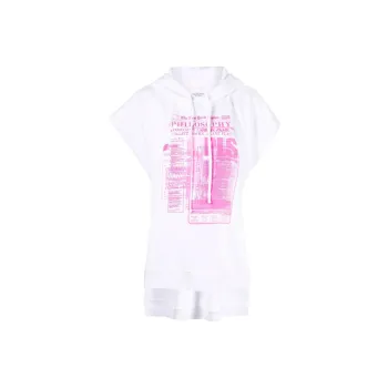 PHILOSOPHY DI LORENZO SERAFINI Logo Printed Sleeveless Hoodie
