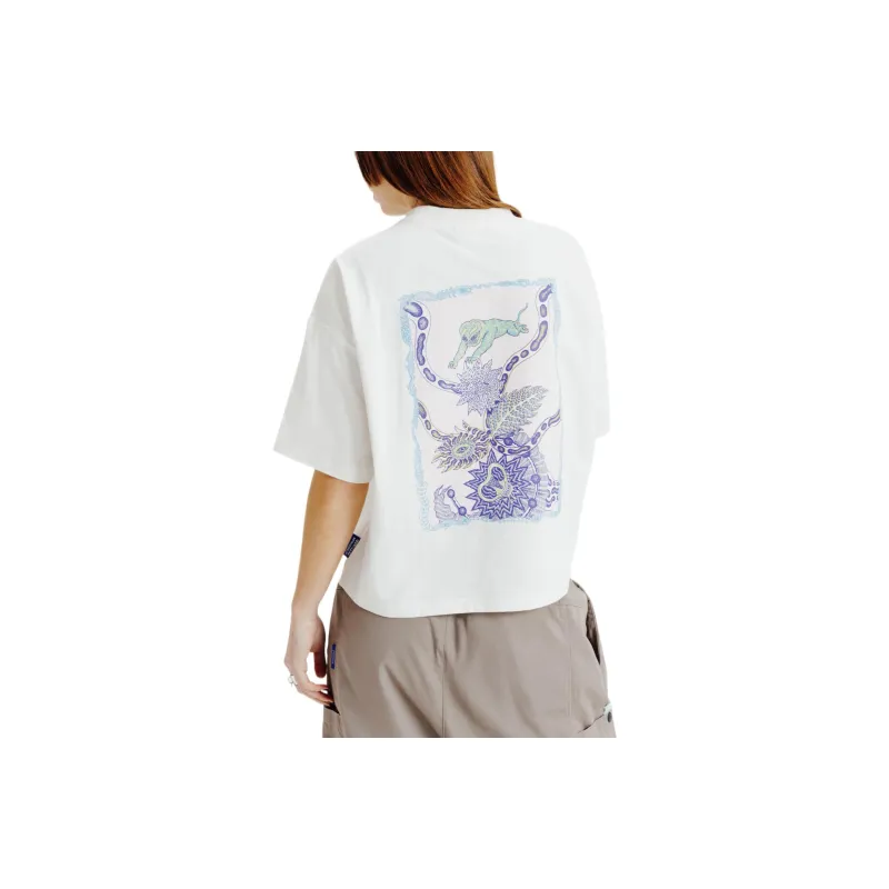DECATHLON x TETSUNORI Drop Shoulder Sleeve T Shirt Women's Ecru-0