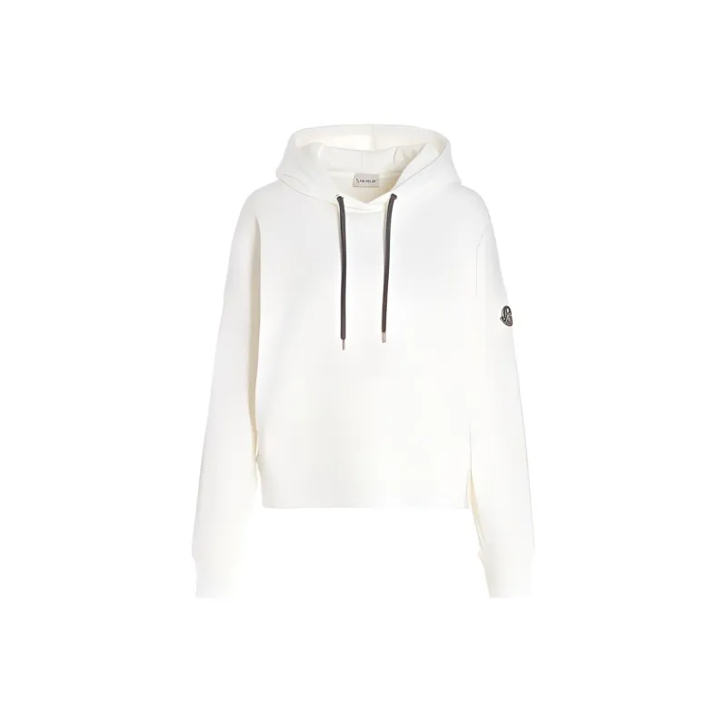 Moncler Hooded Sweater 'White'-0