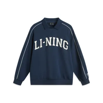 LiNing Sports Life Collection Sweatshirt Women's Dark Marine Blue