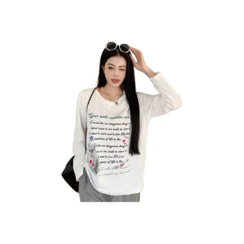 GOSO T Shirt Women's Kitten Text T