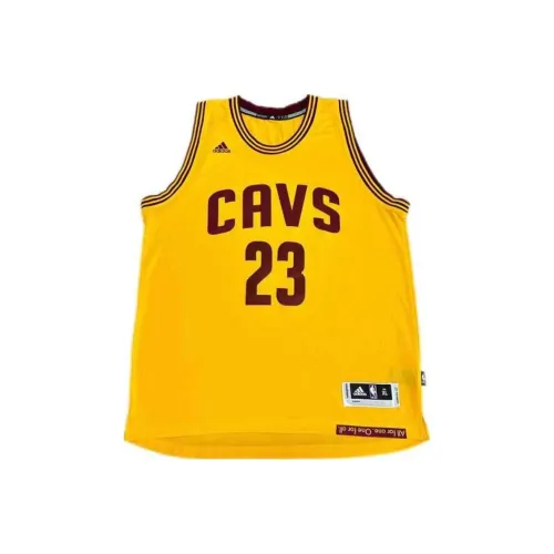 Adidas x NBA Cleveland Cavaliers Basketball Jerseys Unisex Yellow