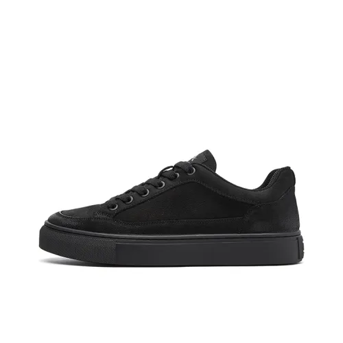 Oak Elephant Coverage Low Top Skateboard Shoes Men's Black