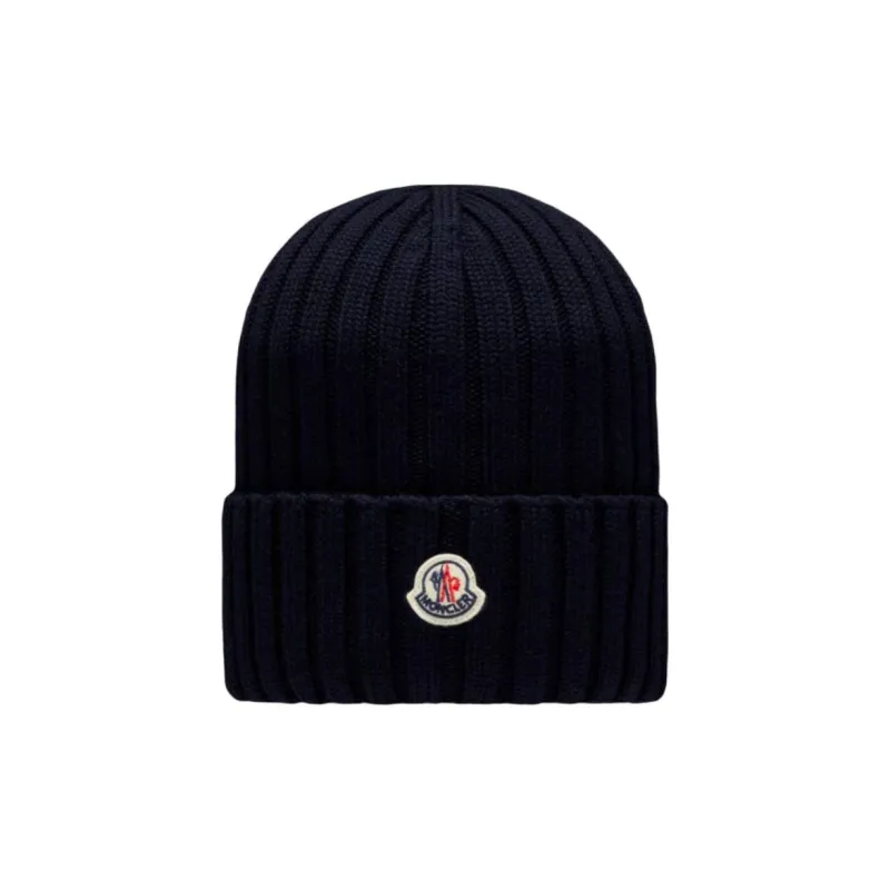 Moncler Ribbed Knit Beanie-0