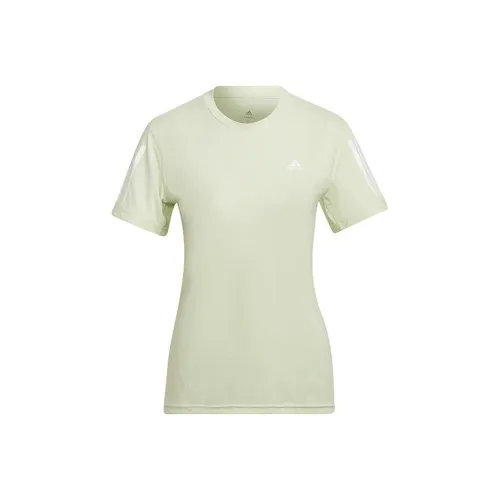 Adidas Set in Sleeve T Shirt Women's Lime Green