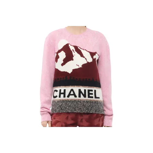 CHANEL COCO NEIGE Series FW24 Sweater Women's Pink