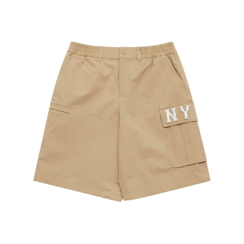 MLB New York Yankees Basic Collection SS25 Casual Shorts Unisex Khaki-0