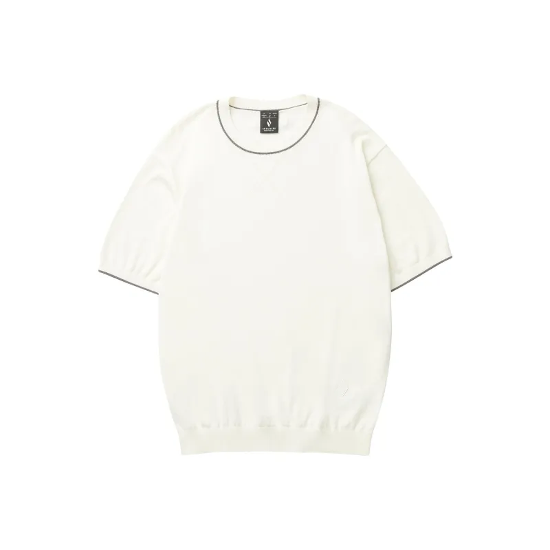 Skechers T-Shirt Women's Cream Beige White-0