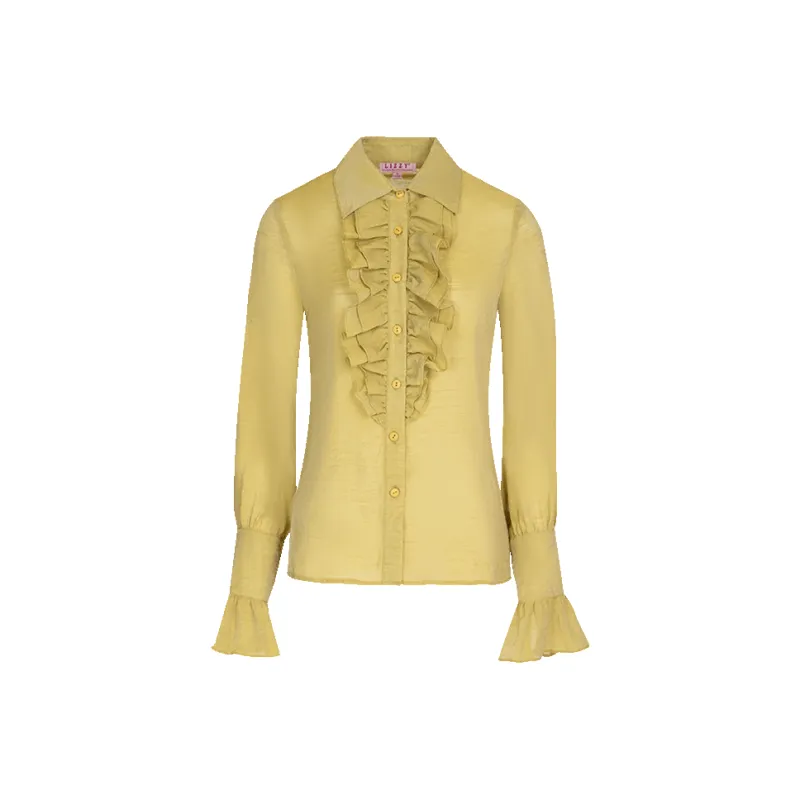 LIZZY Shirt Women's Mustard Yellow-0