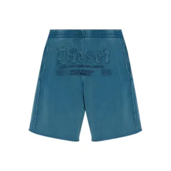 DIESEL P-Rawmarshy DIESEL Embroidered Sweat Shorts