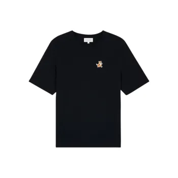 Maison Kitsune Speedy Fox Patch Crewneck T Shirt