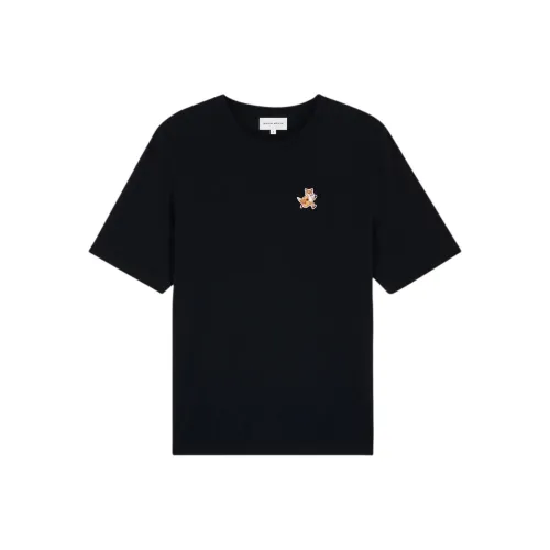 Maison Kitsune Speedy Fox Patch Crewneck T Shirt