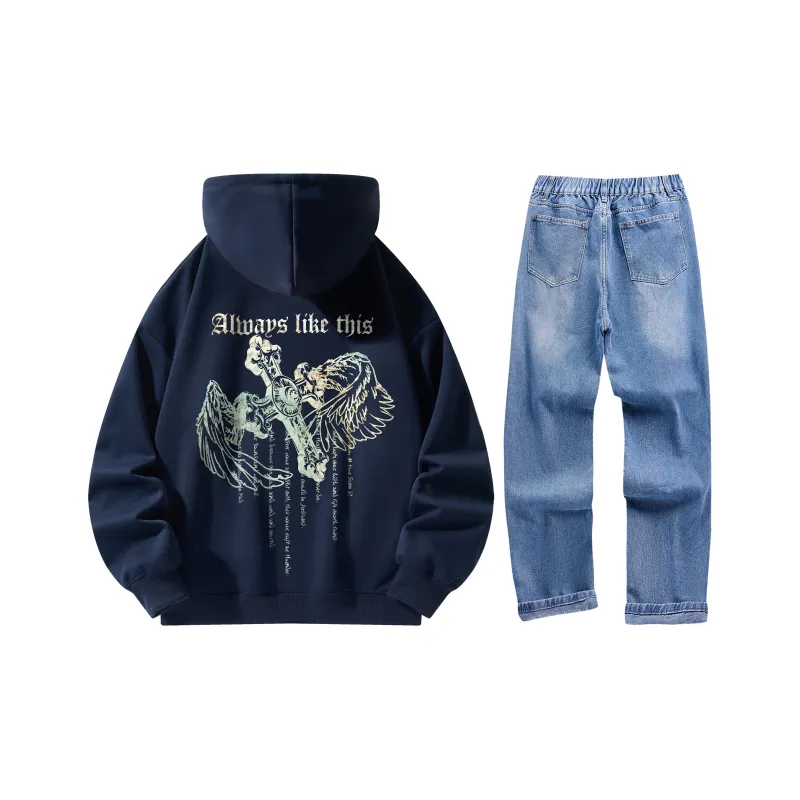 LEVEL Sweatshirt Sets Unisex-33