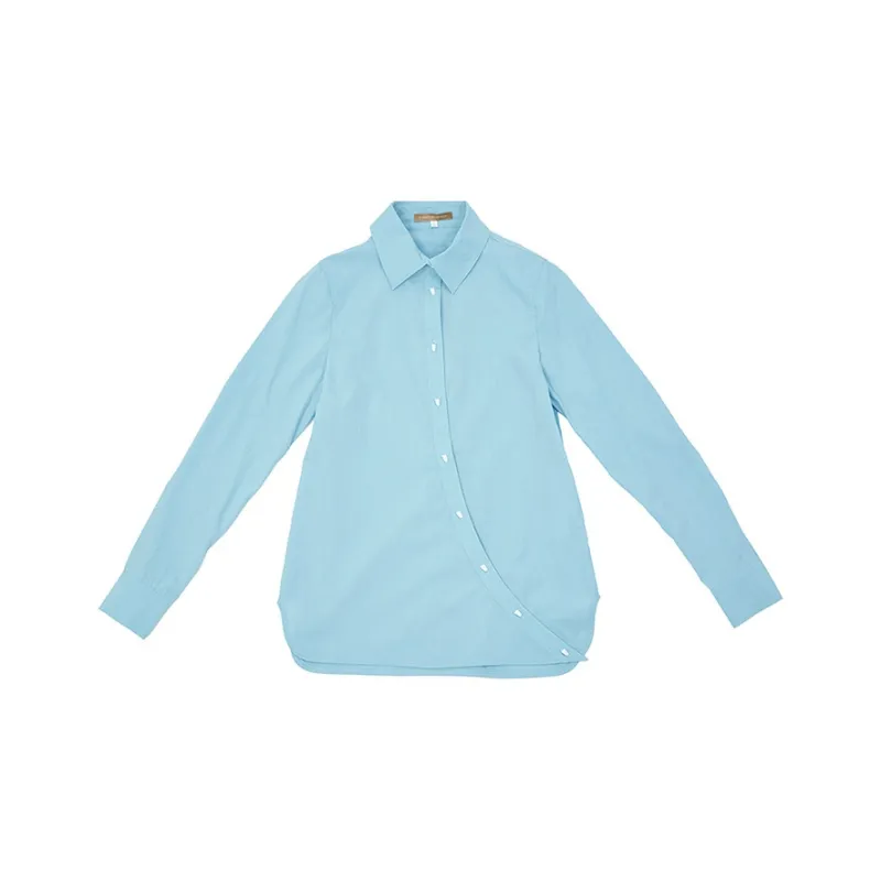 D. MARTINA QUEEN Shirts Women's Dark Sky Blue-0