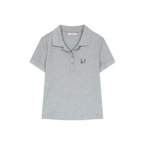 ELF SACK T Shirt Women's Colorful Pearl Gray