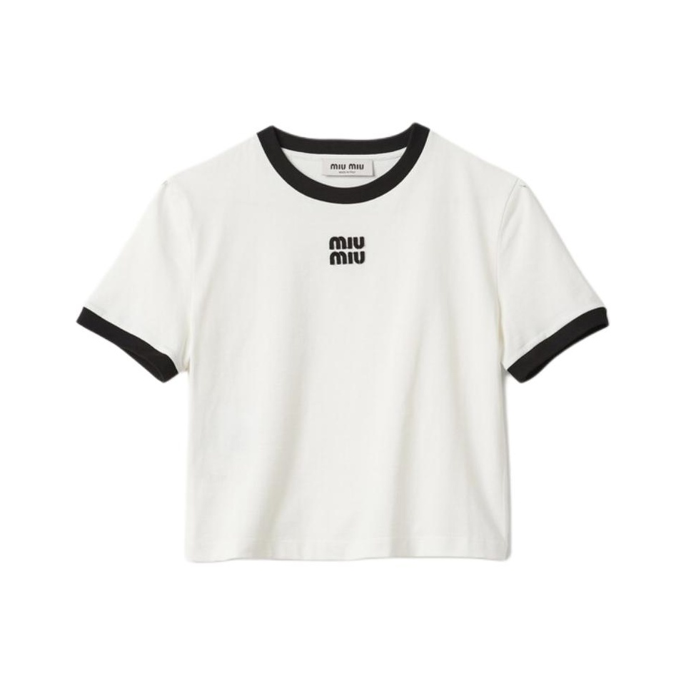 Miu Miu White Tops on Sale & Authentic - POIZON