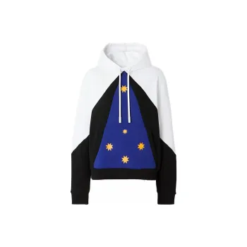 Burberry Southern Cross Graphic Hoodie Blue/White