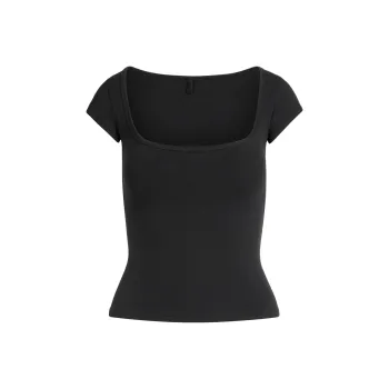 SKIMS T Shirt Women's SOOT/Smoke Gray
