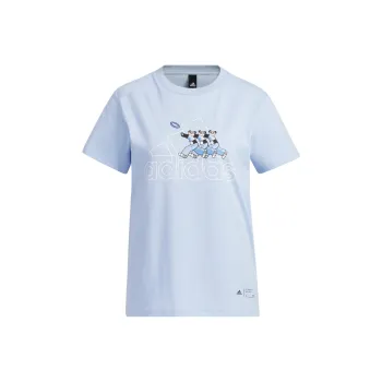 Adidas T Shirt Women's Light Pink Blue