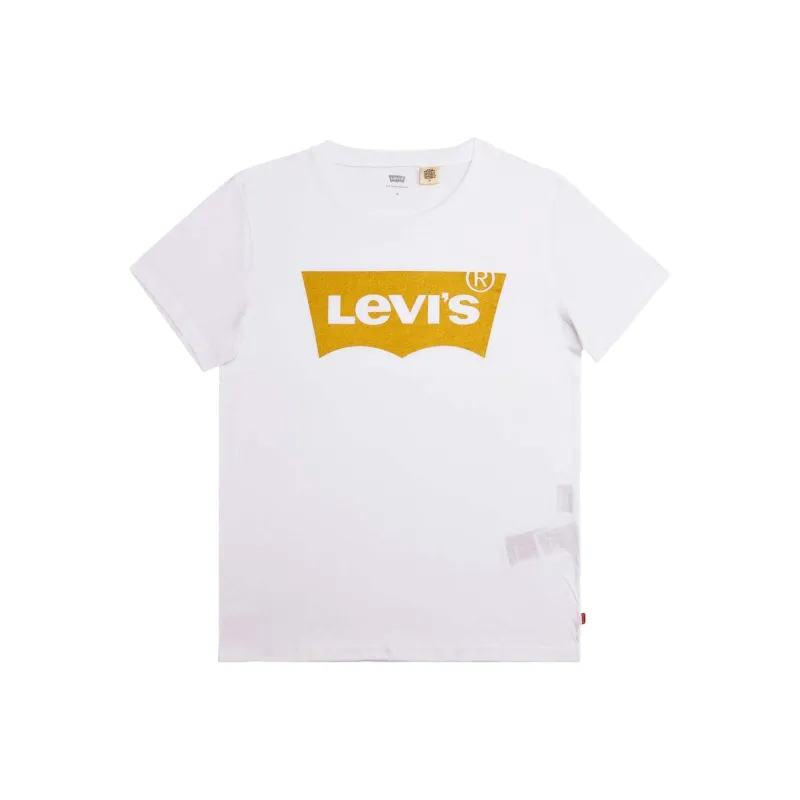 Levis T Shirts Women's White-0
