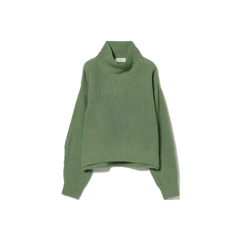 Beams HEART Sweater Women's Green-0