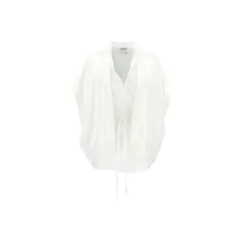 Brunello Cucinelli Layered Tied Waist Cardigan