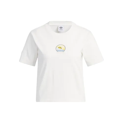 adidas originals Women's Outdoor Tee 'Cloud White'