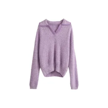 Olrain Sweaters Women's Purple