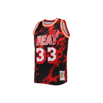 NBA x Mitchell & Ness Miami Heat Alonzo Mourning Basketball Jerseys Men's Red
