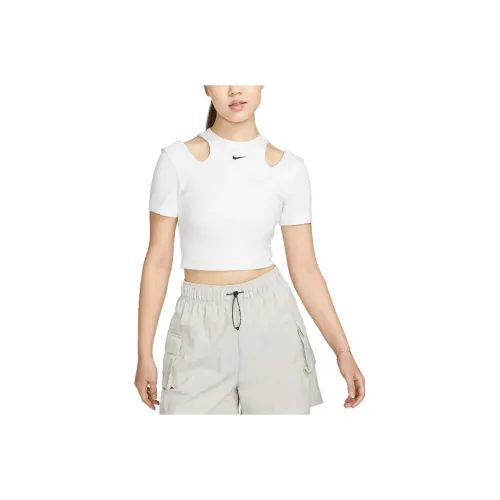 Nike T Shirts Women's White