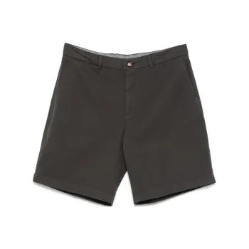 Brunello Cucinelli Garment Dyed Gabardine Bermuda Shorts
