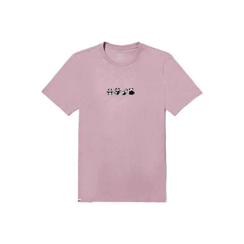 Vans T Shirts Women's Gray Pink-0