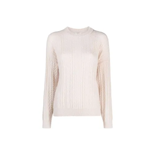 Polo Ralph Lauren Logo Embroidered Cable Knit Crewneck Top