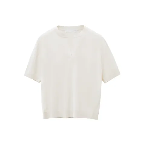 OVV Knitwear Women's Ecru Solid Color 03-0