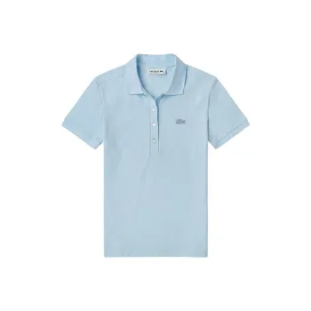 LACOSTE Polo Shirts Women's Light Blue