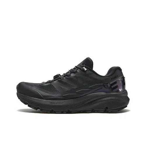 KAILAS FUGA EX2 Slip Resistant, Abrasion Resistant, Breathable Coverage Low Top Running Shoes Men's Ink Black