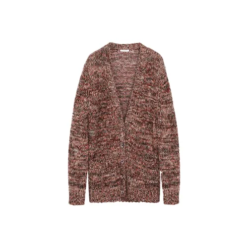 Chloe FW21 Cashmere aop sweater Women's Red