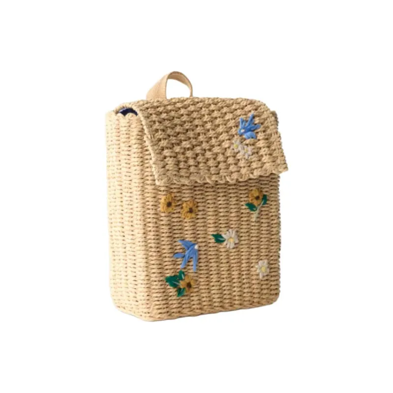 ZARA Cellulose Backpack Kids' Camel Brown-1