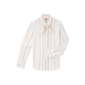 Tommy Hilfiger Shirt Women's White Stripes
