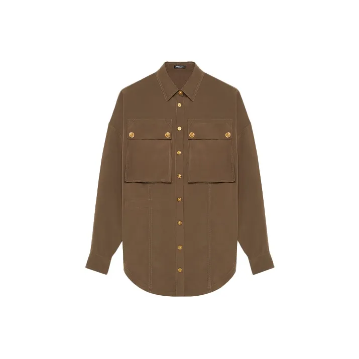 VERSACE Shirts Women's Brown-0
