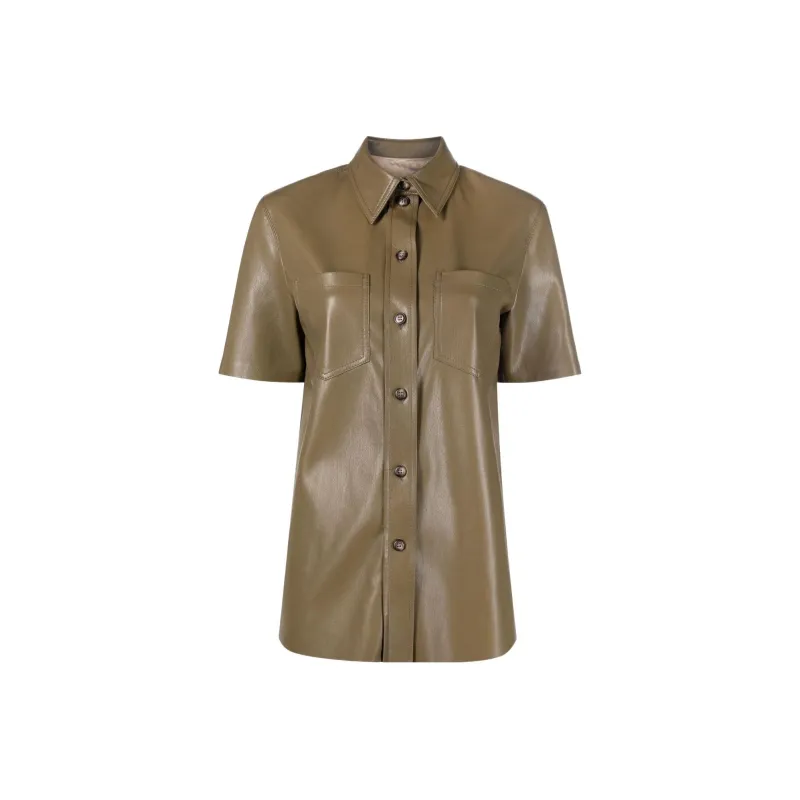 NANUSHKA Shirts Women's Brown Green-0