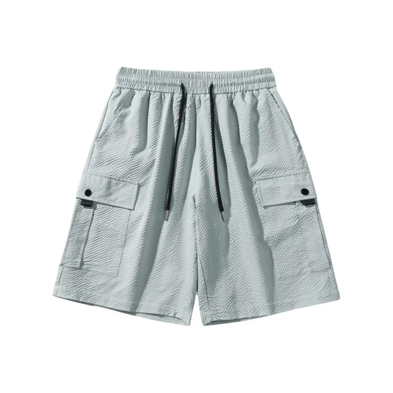 NOTFORMAD Casual Shorts Unisex Gray-0