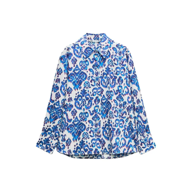ZARA Shirts Women's Blue-0