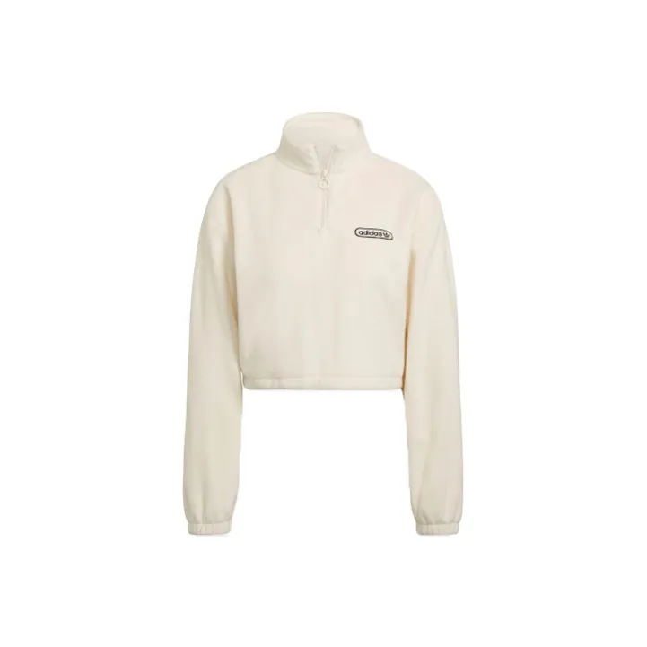 Adidas Originals Sweatshirt Women's Beige Yellow-0