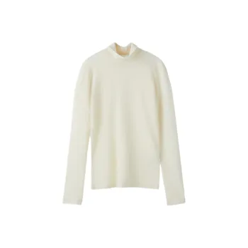 RECTO FW24 OVERLAY RC JACQUARD LOGO TURTLE NECK TOP Sweater Women's CREAM/Cream