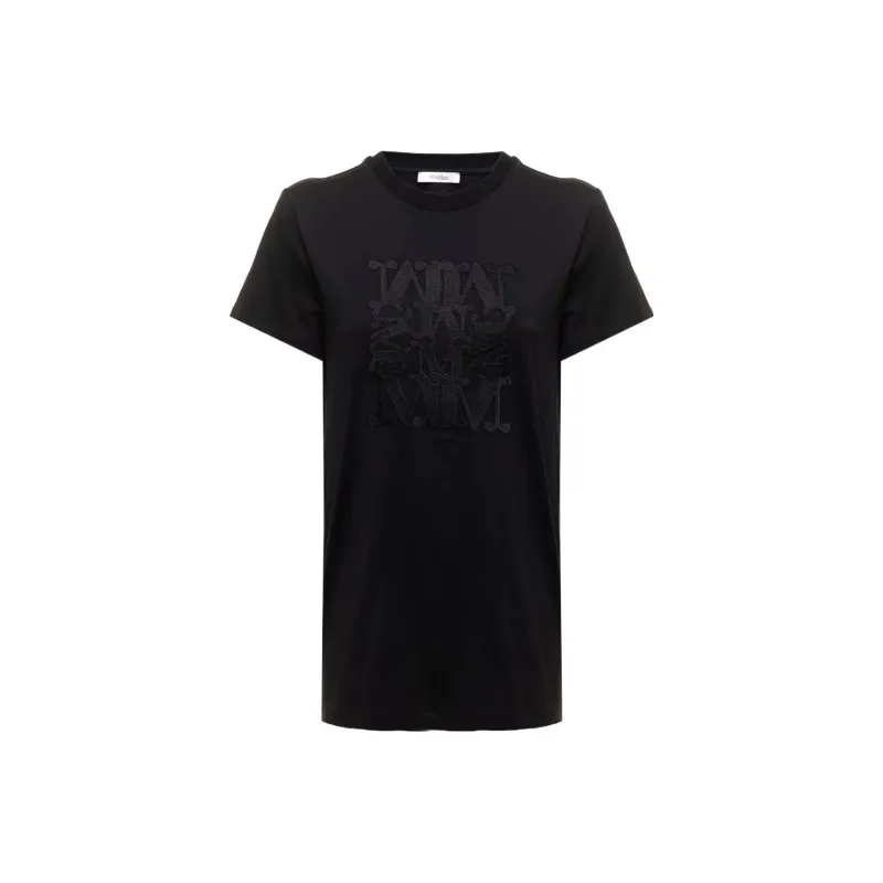 MaxMara T Shirts Unisex Black-0